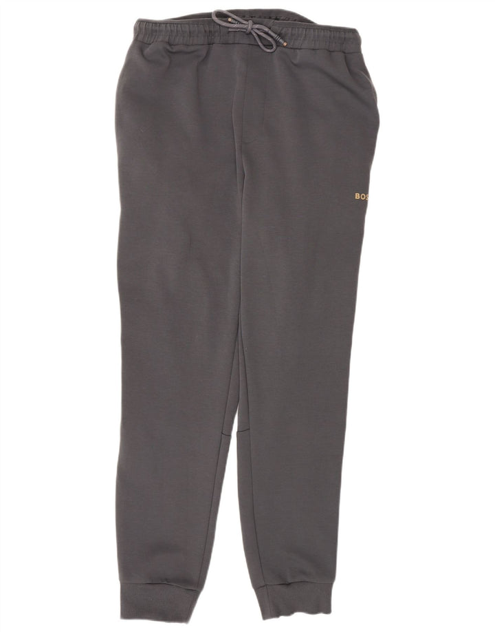 Ανδρική φόρμα Hugo Boss Παντελόνι Joggers Μεγάλο Γκρι Βαμβακερό
