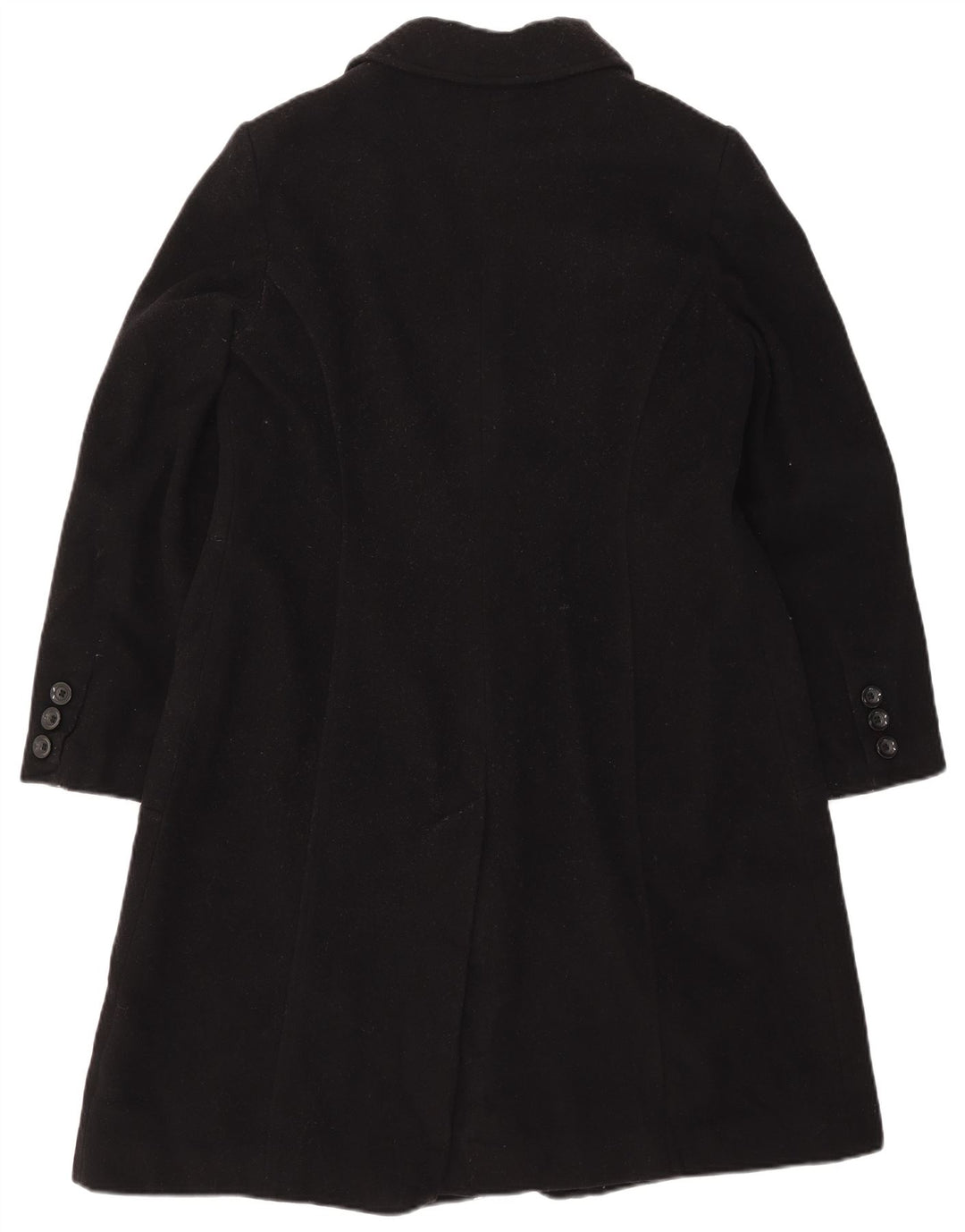 Marks & Spencer Γυναικείο Πανωφόρι UK 16 Large Black Wool