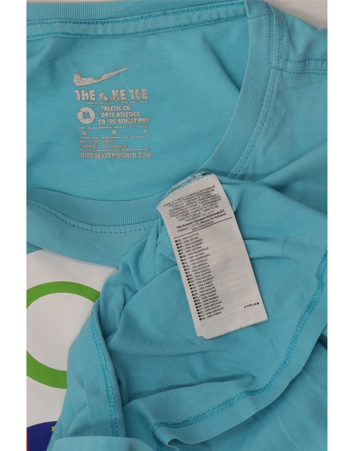 Ανδρικό μπλουζάκι Nike με γραφικό αθλητικό κόψιμο, μεσαίο βαμβακερό