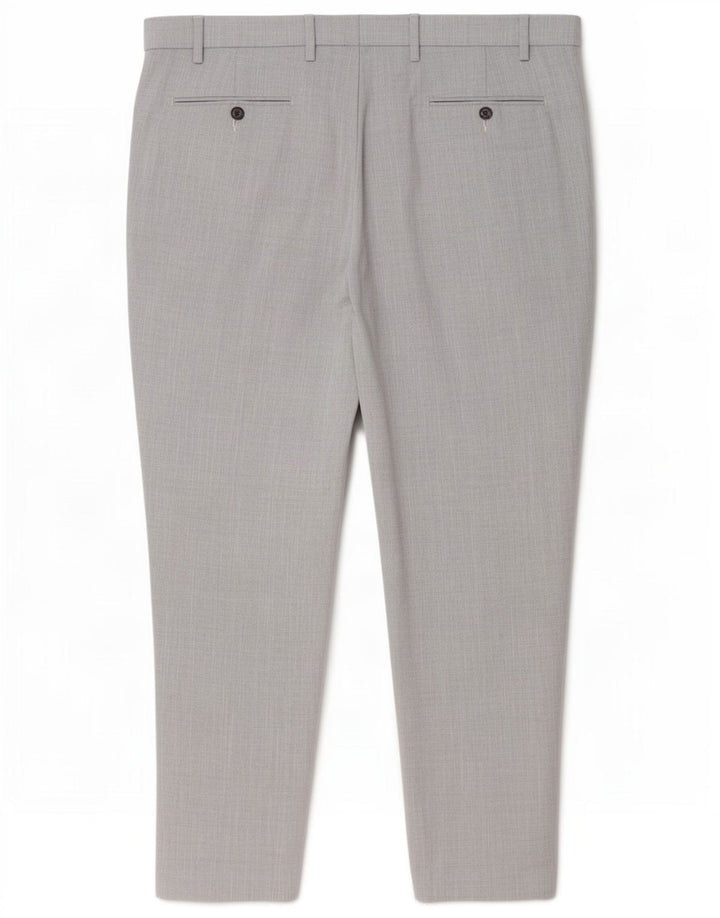 Ανδρικό Slim Suit Παντελόνι Marks & Spencer W44 L31 Grey Polyester