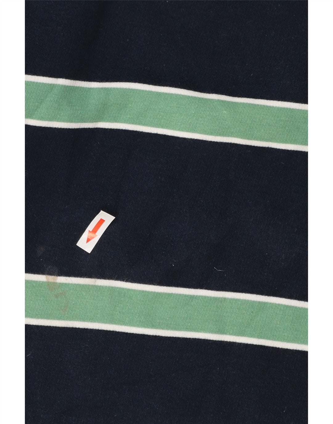 Crew Clothing Ανδρικό φούτερ Jumper Small Navy Blue ριγέ βαμβακερό