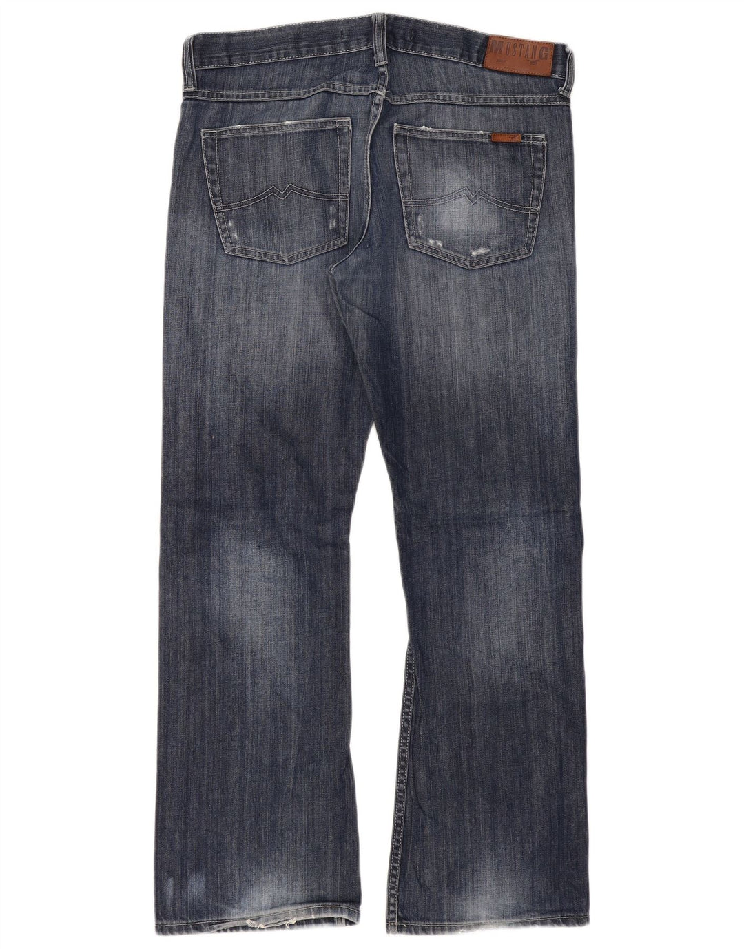 Mustang Γυναικείο Bootcut Jeans W35 L32 Navy Blue Cotton