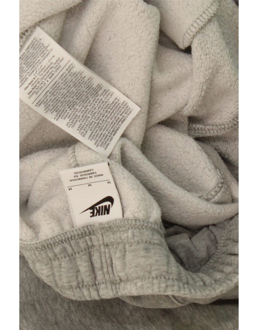 Ανδρική φόρμα NIKE Παντελόνι Joggers Μεσαίο γκρι βαμβακερό