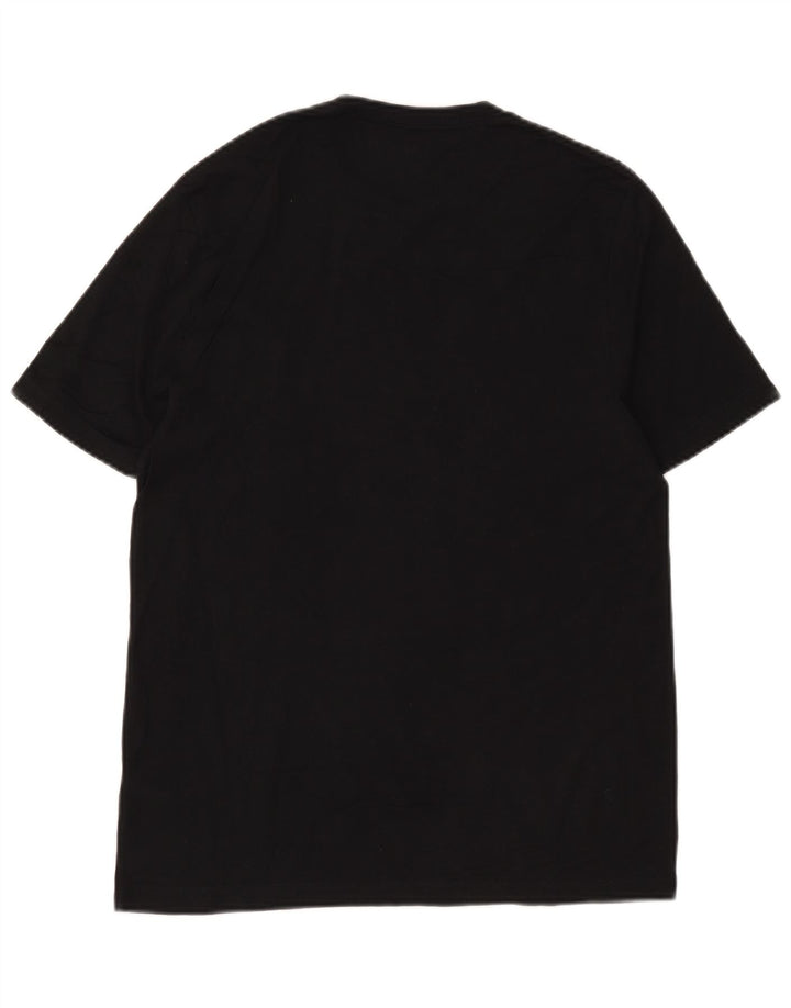 Ανδρικό γραφικό T-Shirt Top Dkny Μικρό μαύρο βαμβακερό
