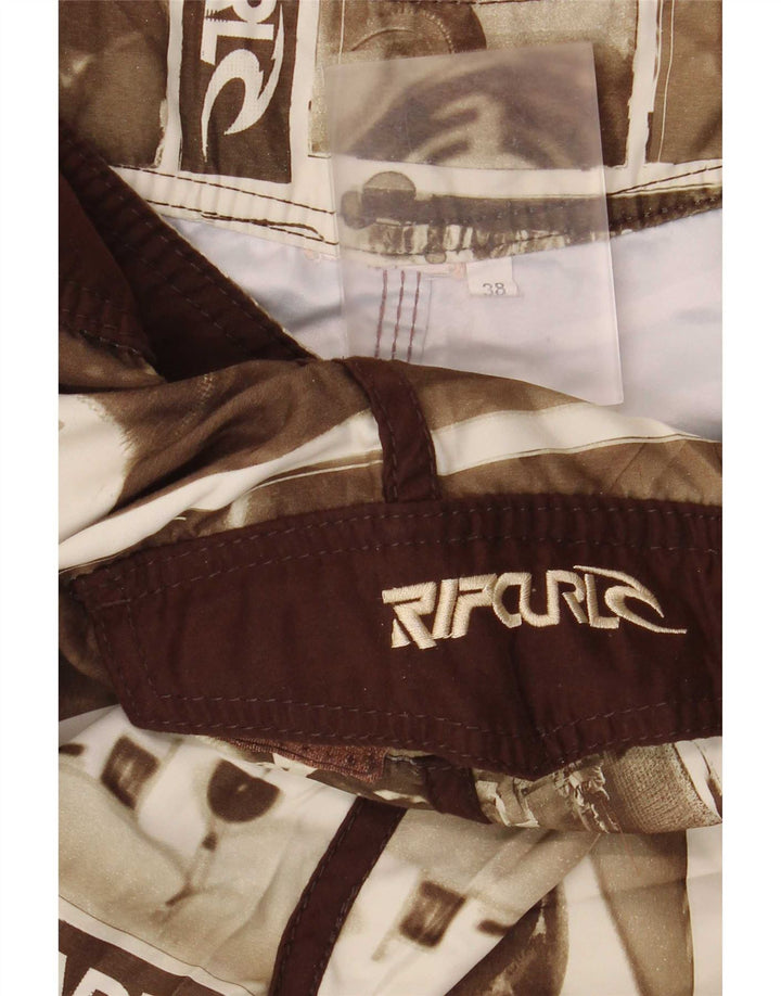 Ανδρικό γραφικό σορτς κολύμβησης Rip Curl XL καφέ συνονθύλευμα