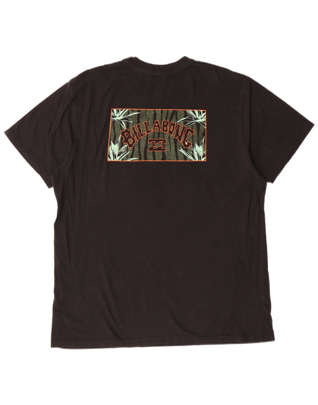 Ανδρικό γραφικό T-Shirt Billabong Top Large Μαύρο Βαμβακερό