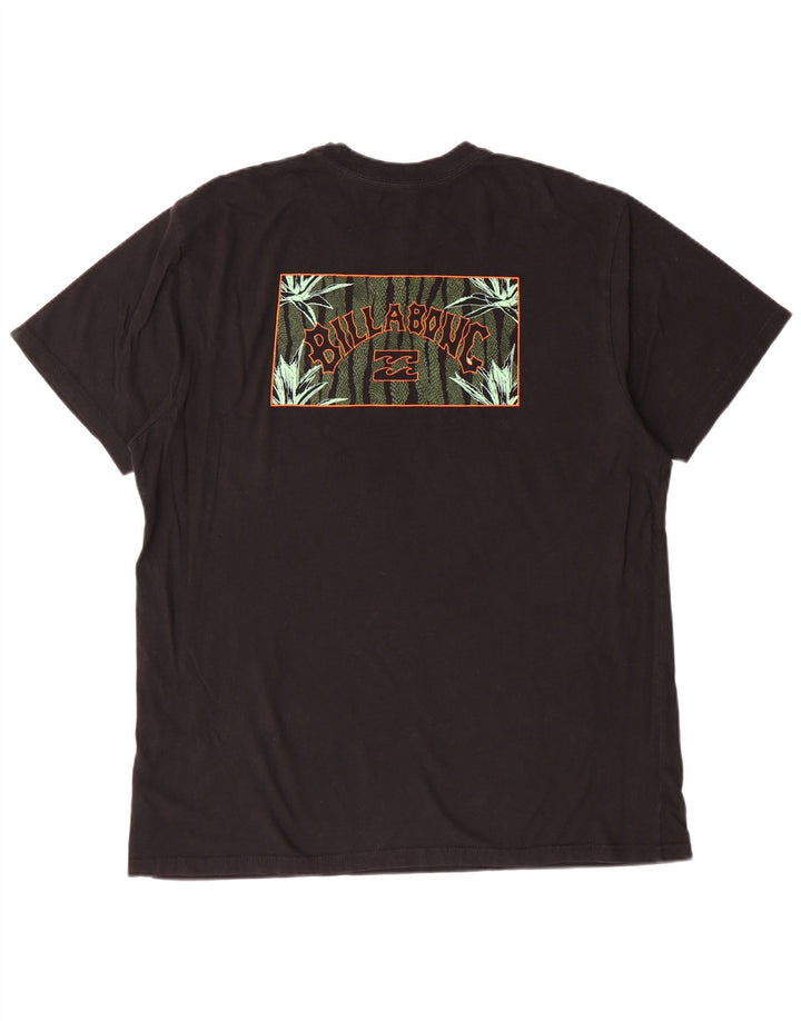 Ανδρικό γραφικό T-Shirt Billabong Top Large Μαύρο Βαμβακερό