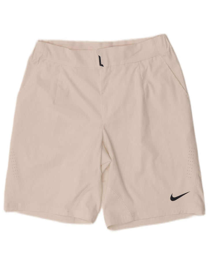 Ανδρικό σορτς Chino Nike Dri Fit, μεσαίο λευκό πολυεστέρα W30