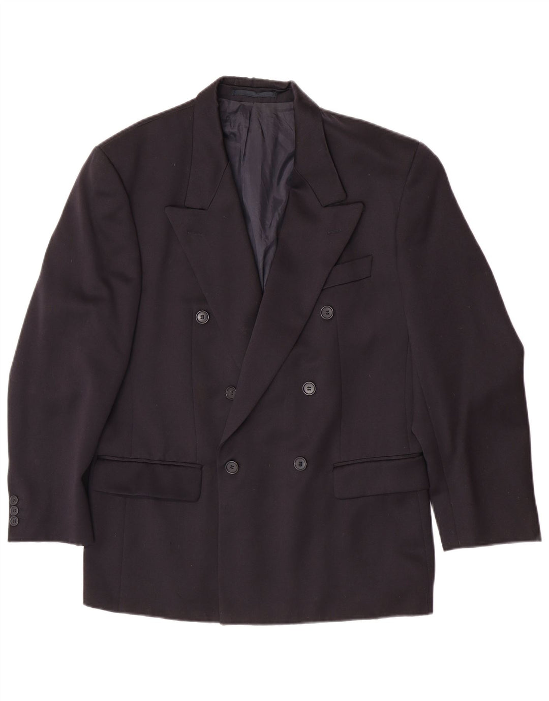 Ανδρικό σακάκι σακάκι με διπλό στήθος Hugo Boss EU 48 Medium Navy Blue
