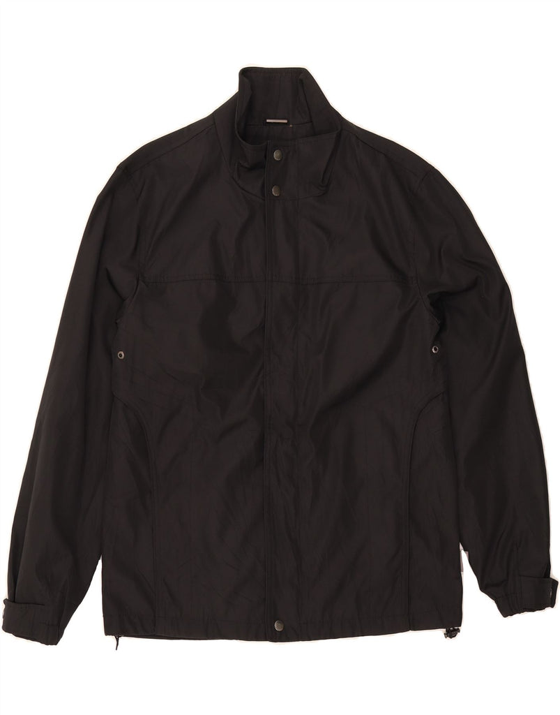 CALVIN KLEIN Mens Windbreaker Jacket UK 36 Small Black Polyester Vintage Calvin Klein and Second-Hand Calvin Klein from Messina Hembry 
