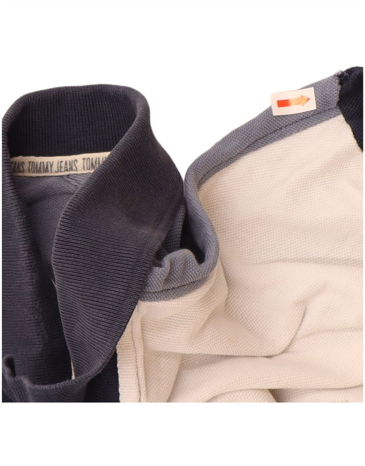 TOMMY HILFIGER Ανδρικό μπλουζάκι πόλο 2XL πολύχρωμο βαμβακερό μπλοκ