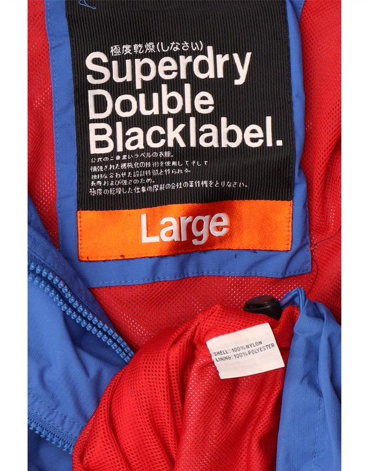Ανδρικό Μπουφάν SUPERDRY Windbreaker UK 40 Large Blue Nylon