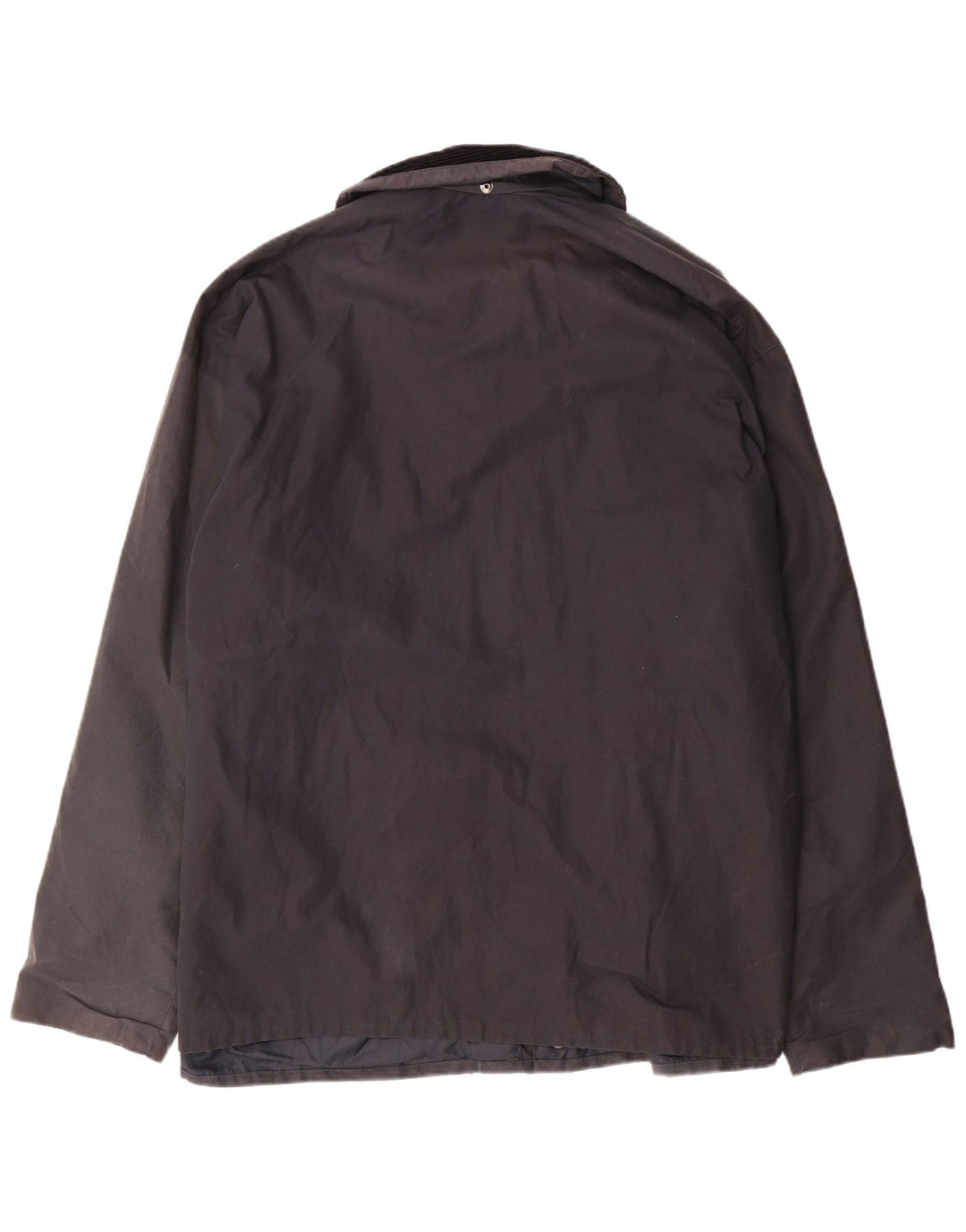 Royal Spencer Ανδρικό κερωμένο βαμβακερό μπουφάν UK 46 3XL Navy Blue Cotton