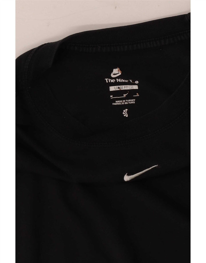Ανδρικό μπλουζάκι Nike με χαλαρή εφαρμογή, μεσαίο μαύρο