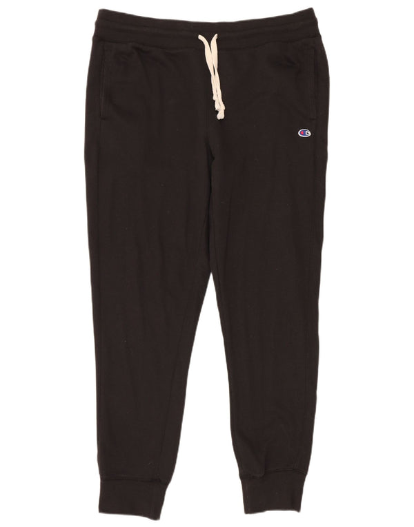 Ανδρική φόρμα Champion Παντελόνι Joggers Μεγάλο Μαύρο Βαμβακερό
