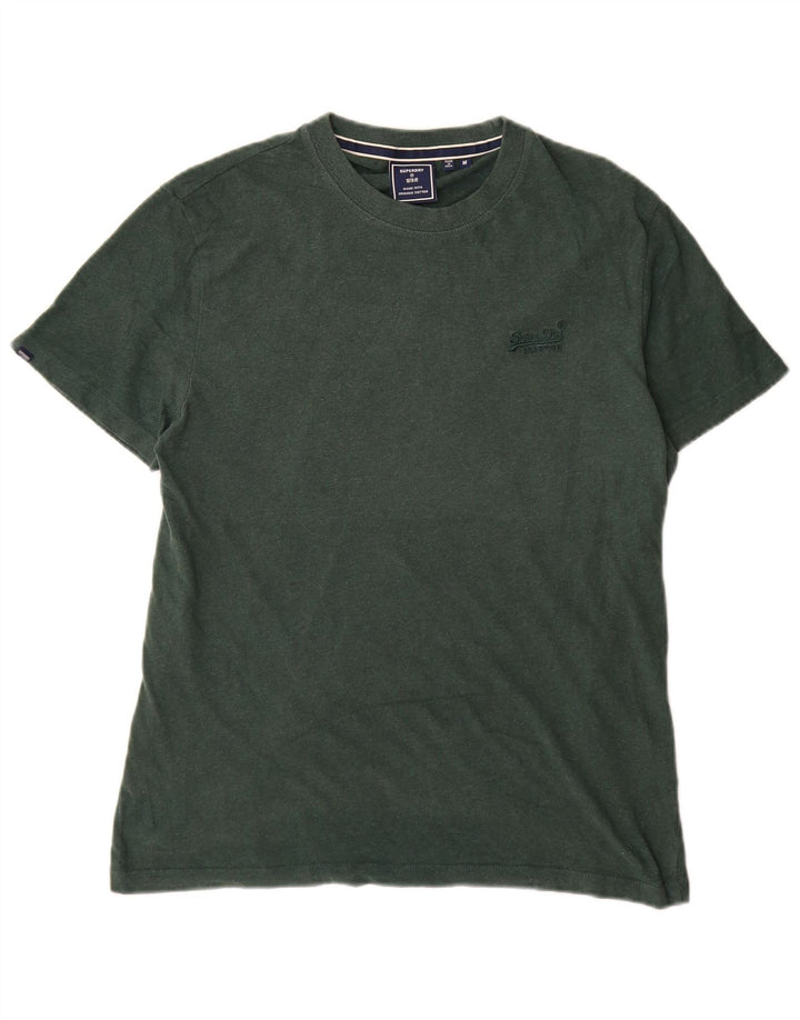 Ανδρικό T-Shirt Superdry Top Μεσαίο πράσινο βαμβακερό