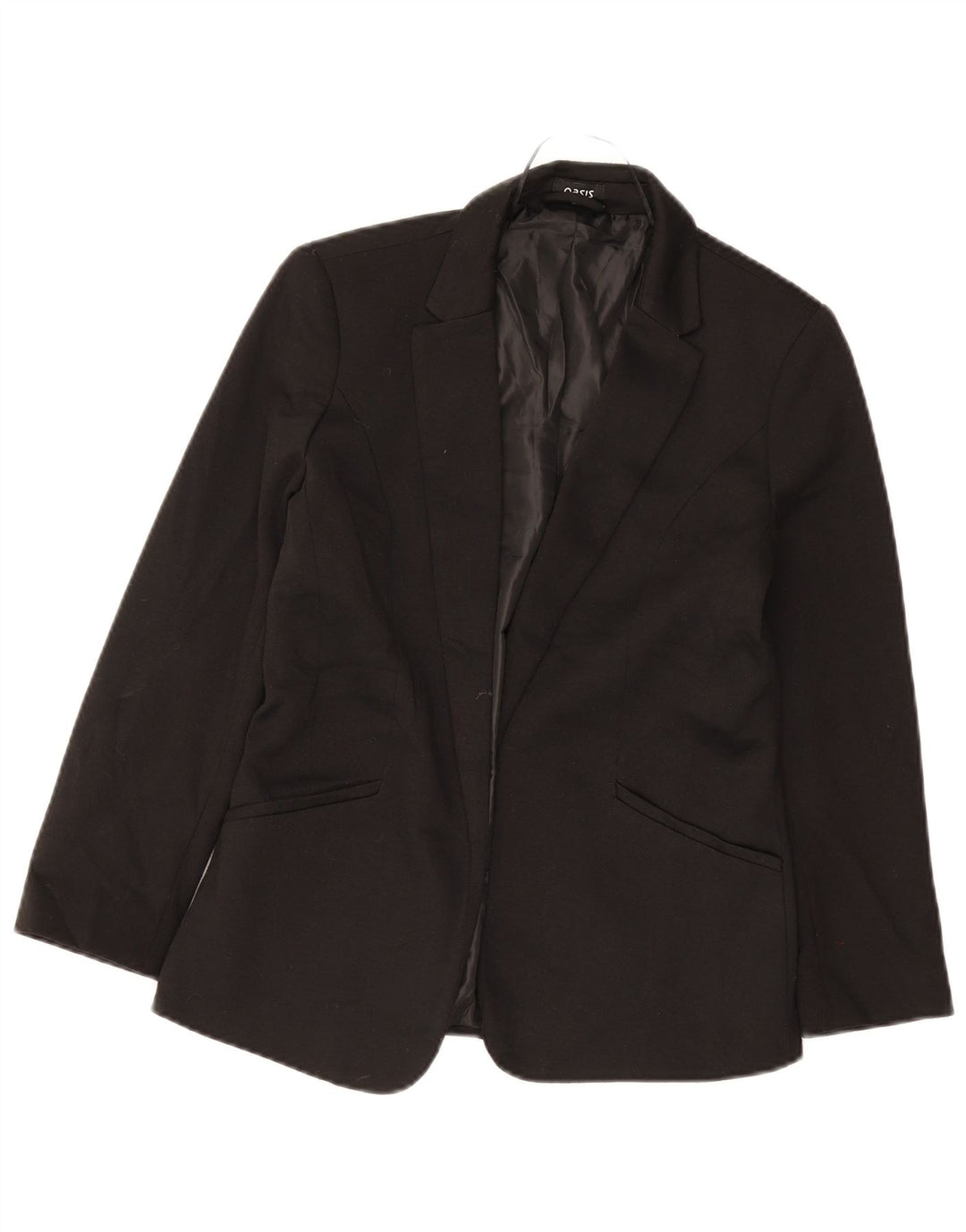 Oasis Γυναικείο Open Blazer Jacket UK 8 Small Black Polyester