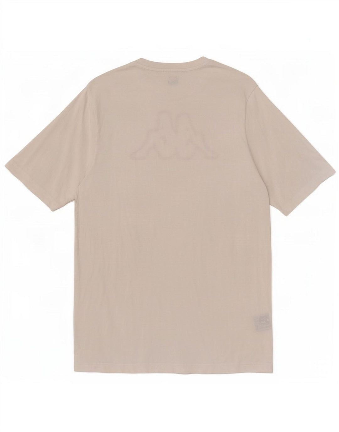 Ανδρικό γραφικό T-Shirt Kappa Top μεγάλο λευκό βαμβακερό