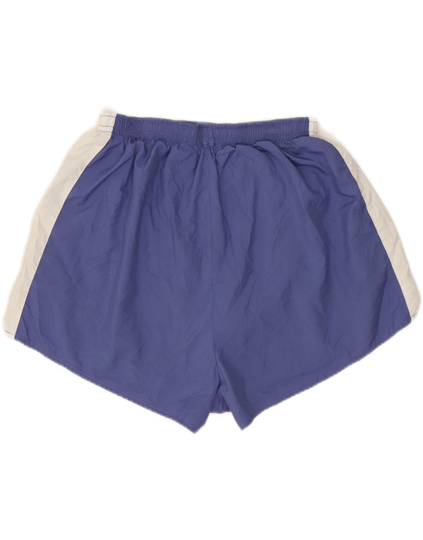 Γυναικείο αθλητικό σορτς NIKE Dri Fit US 8/10 μεσαίου μπλε χρώματος πολυεστέρας