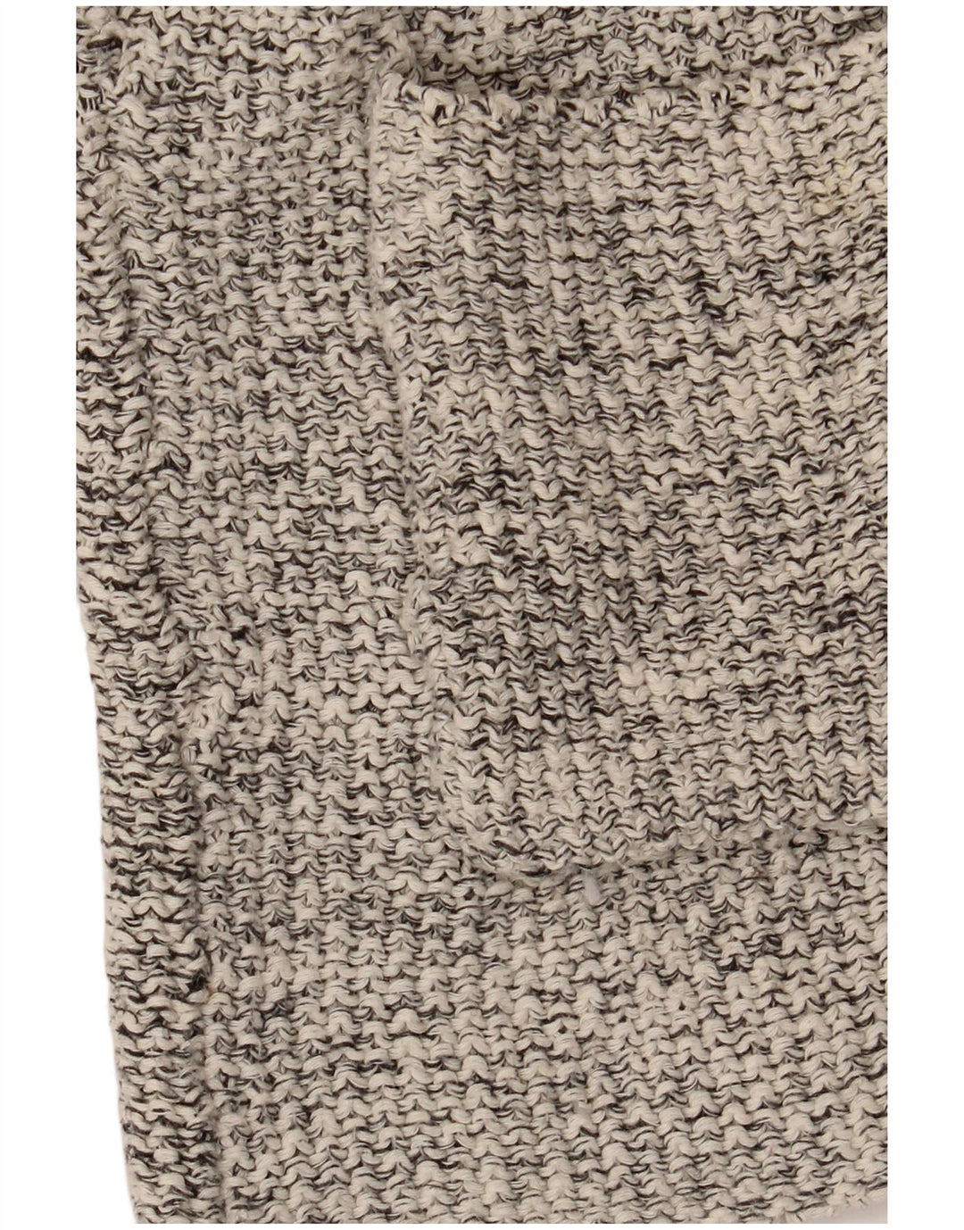 Zara Γυναικείο ανοιχτό πουλόβερ ζακέτα UK 14 Medium Grey Flecked