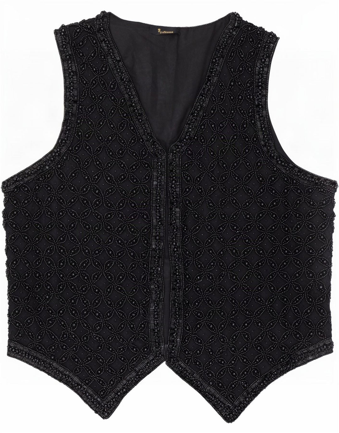 Vintage γυναικείο γιλέκο UK 14 Medium Black