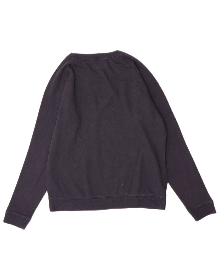 JACK WILLS Womens Sweatshirt Jumper UK 12 Medium  Navy Blue Cotton