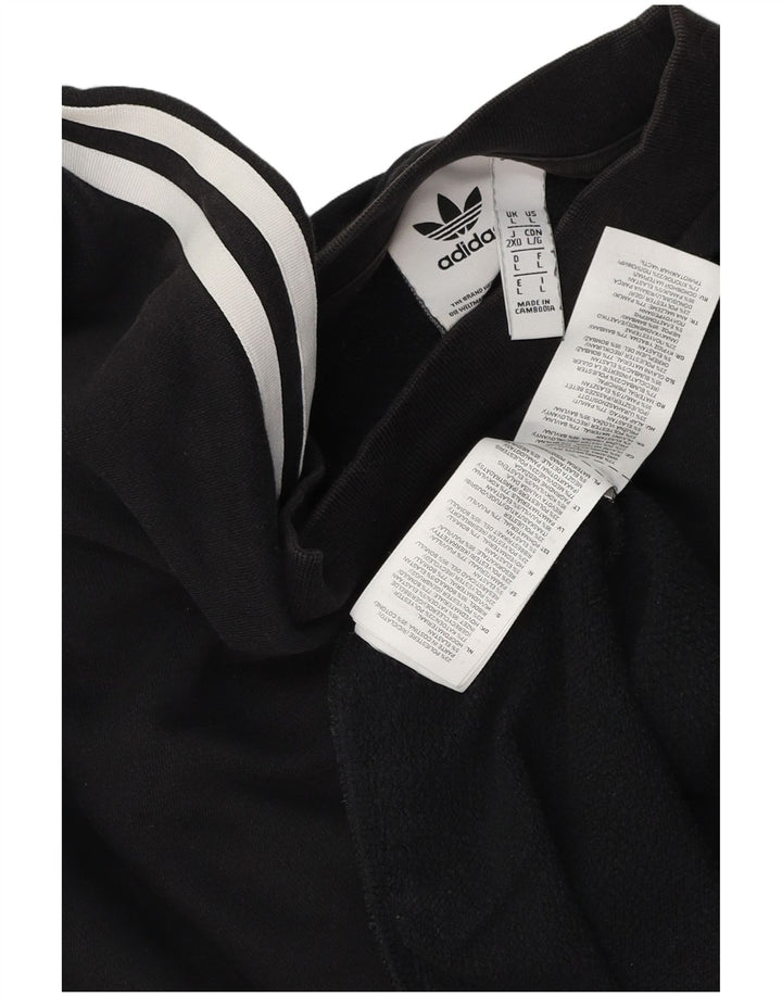 Γυναικείο Φούτερ Adidas Graphic Jumper UK 16 Large Black Colourblock