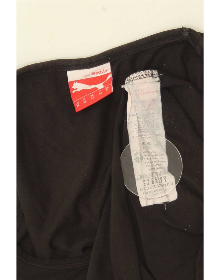 Puma Γυναικείο Γιλέκο UK 12 Βαμβακερό μεσαίο μαύρο