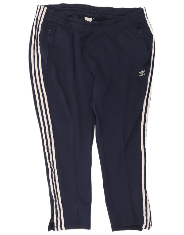 Adidas Γυναικεία φόρμα παντελόνι UK 28/30 3XL Navy Blue Cotton