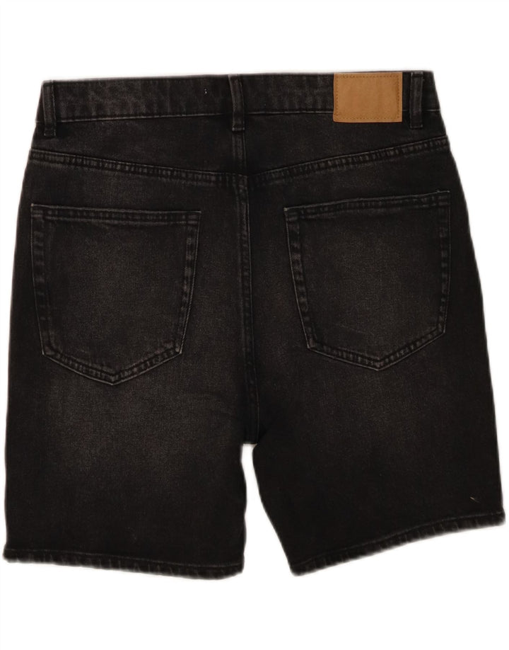 ZARA Mens Denim Shorts EU 42 Large W32  Black Cotton Vintage Zara and Second-Hand Zara from Messina Hembry 