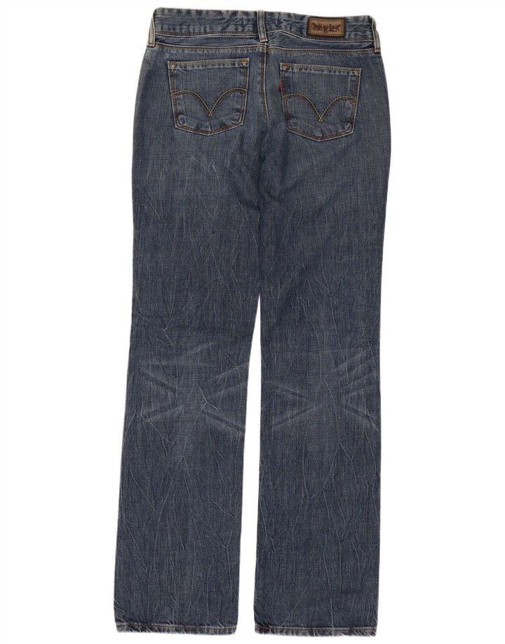 LEVI'S Γυναικείο τζιν 570 ίσιο W30 L34 Μπλε βαμβακερό