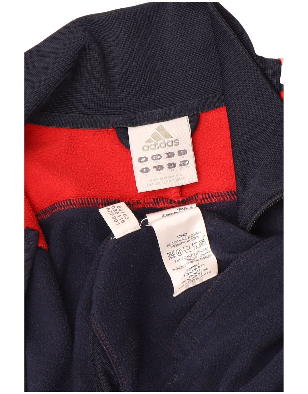 Ανδρική φόρμα Adidas Climawarm Top Jacket Small Navy Blue Colourblock