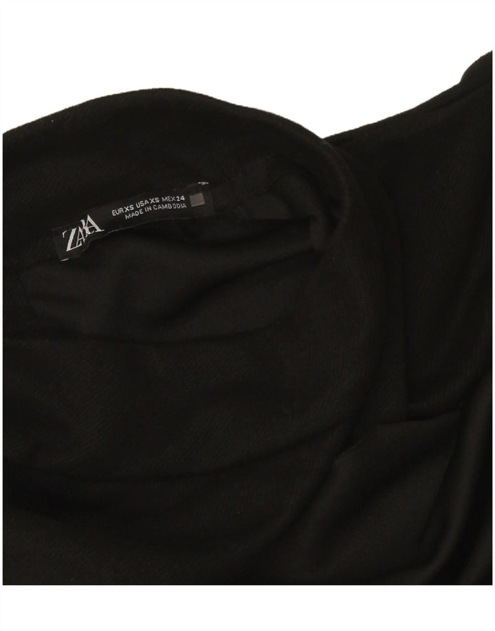Zara Γυναικείο Φόρεμα Shift UK 6 XS Μαύρο