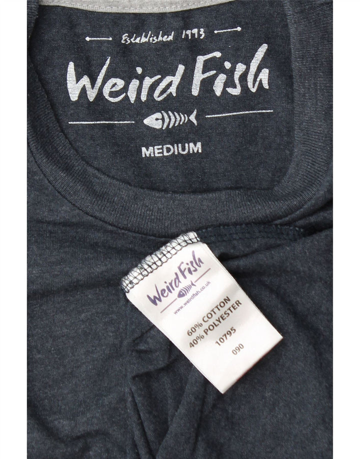 Ανδρικό μπλουζάκι Weird Fish Top Medium Navy Blue Cotton