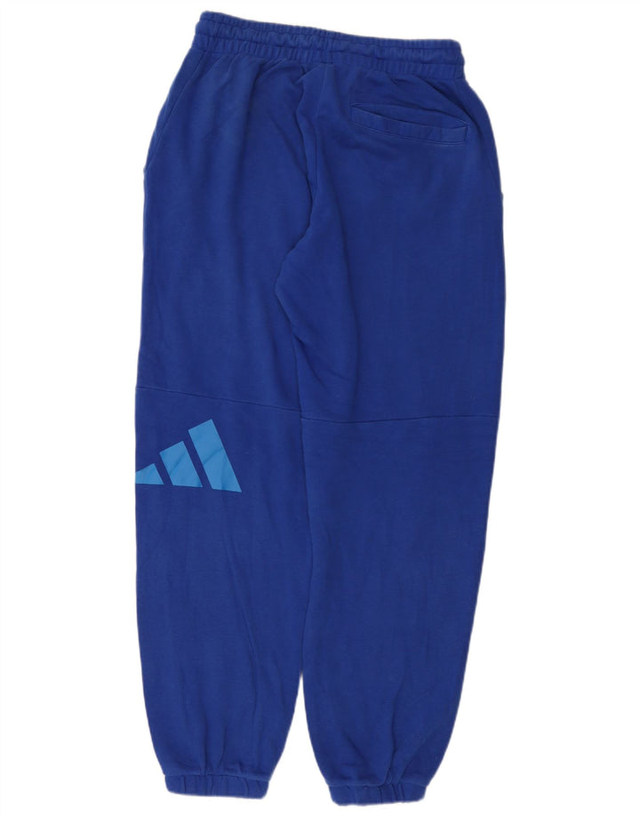 Ανδρική αθλητική φόρμα γραφικών Adidas Παντελόνι Joggers Μεσαίο μπλε βαμβακερό