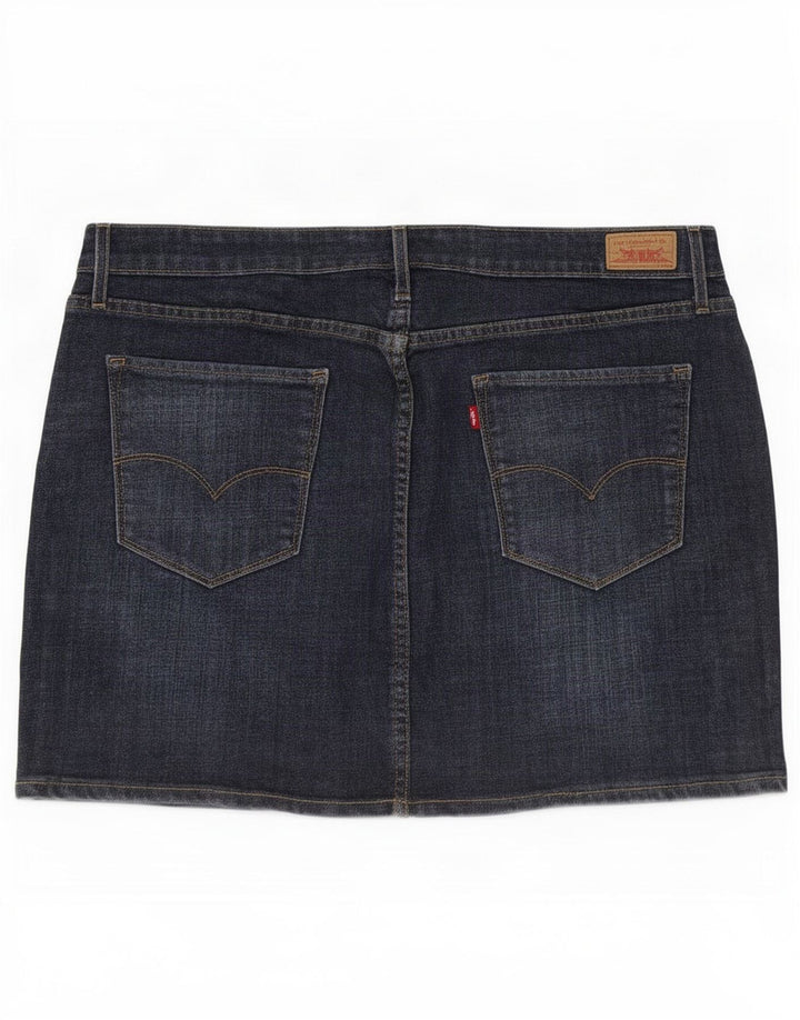 Γυναικεία Μίνι Τζιν Φούστα Levi's US 16 XL W36 Μπλε βαμβακερή