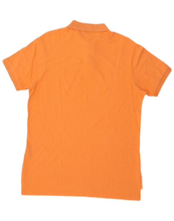 Polo Ralph Lauren Mens Custom Fit Polo Shirt Large Orange Cotton
