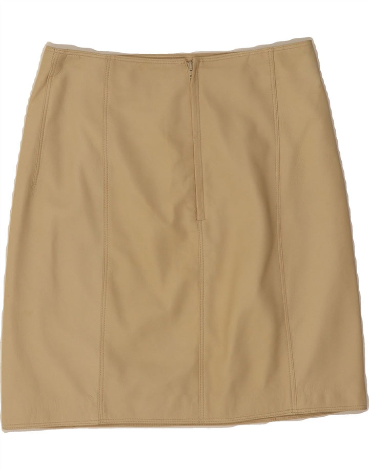 VINTAGE Womens Straight Skirt W28 Medium Beige Vintage Vintage and Second-Hand Vintage from Messina Hembry 