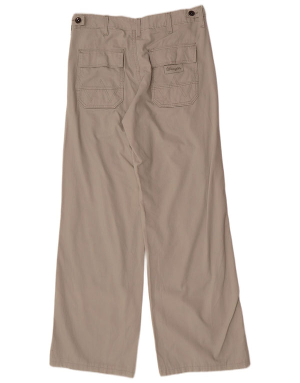 Γυναικείο παντελόνι Chino Wrangler Loose Fit W28 L30 Γκρι βαμβακερό