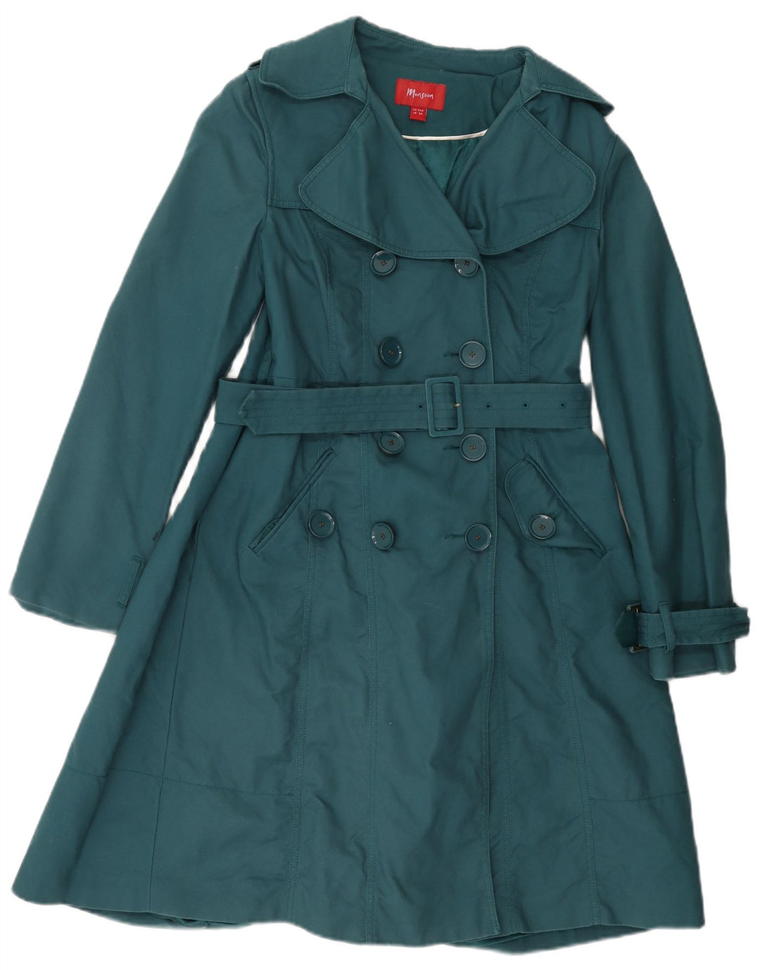 Γυναικεία καμπαρντίνα Monsoon UK 10 Small Green Cotton