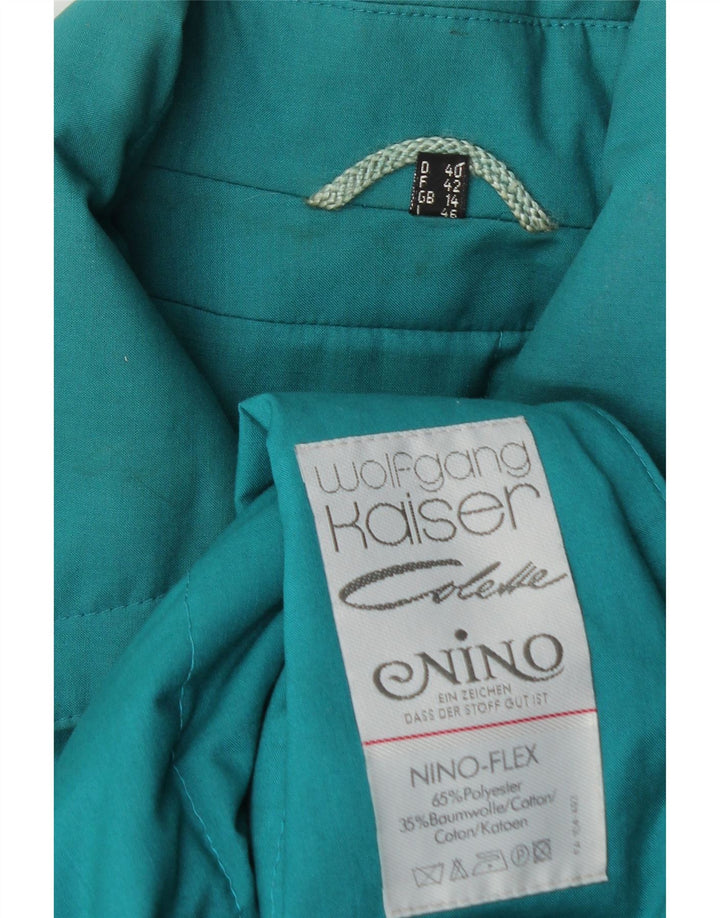 Γυναικεία καμπαρντίνα NINO UK 14 Large Turquoise Polyester