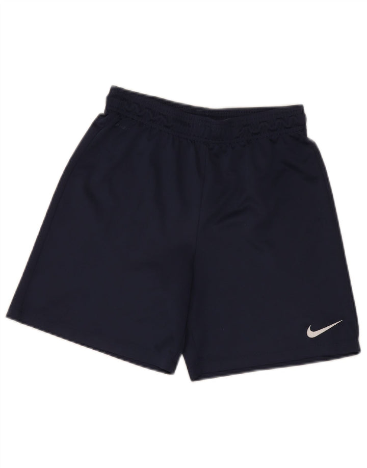 Αθλητικό σορτς Nike Boys Dri Fit 12-13 ετών Μεγάλο Navy Blue Polyester