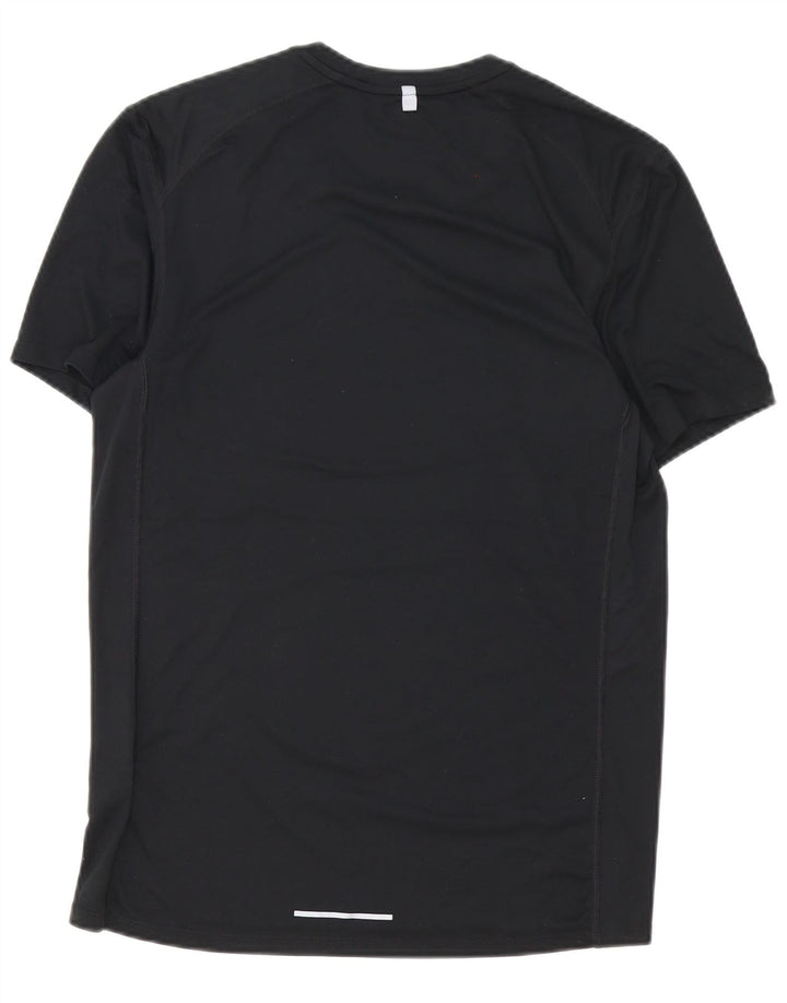Ανδρικό T-Shirt Nike Dri Fit Top από μεσαίο μαύρο πολυεστέρα