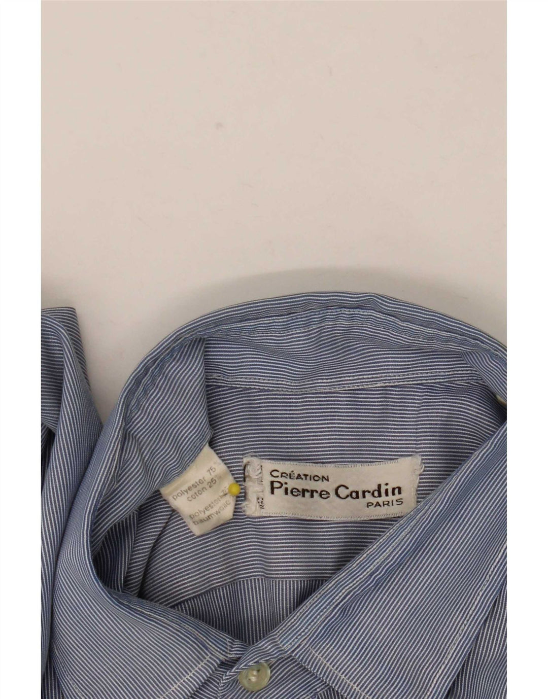 Ανδρικό πουκάμισο Pierre Cardin με μεσαίο μπλε ρίγες πολυεστέρας