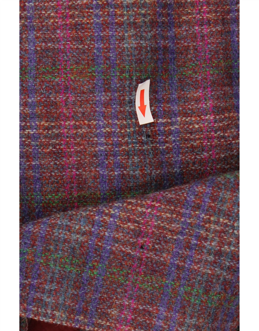Γυναικεία μίντι φούστα Pitlochry UK 14 Medium W30 Πολύχρωμη μαλλί καρέ