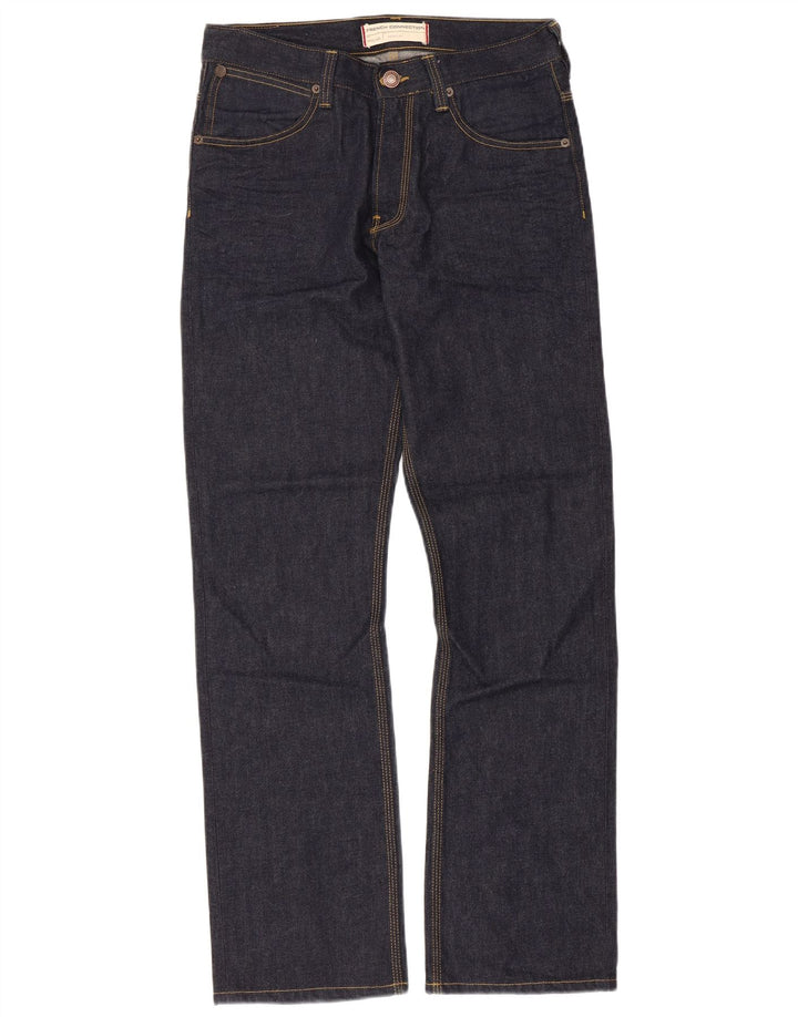 Γαλλικό Connection Ανδρικό κανονικό τζιν ίσιο W32 L32 Navy Blue Cotton