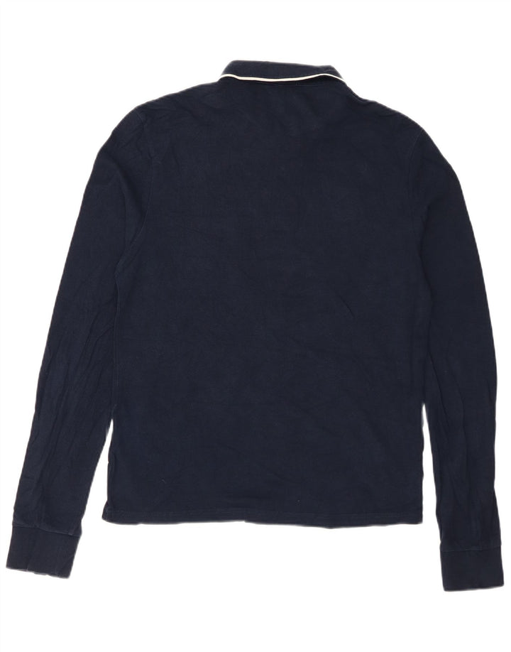 Ανδρικό PENGUIN Heritage μακρυμάνικο μπλουζάκι πόλο μεσαίο μπλε ναυτικό