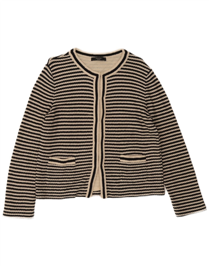 Max Mara Γυναικείο πουλόβερ UK 14 Medium Μαύρο ριγέ