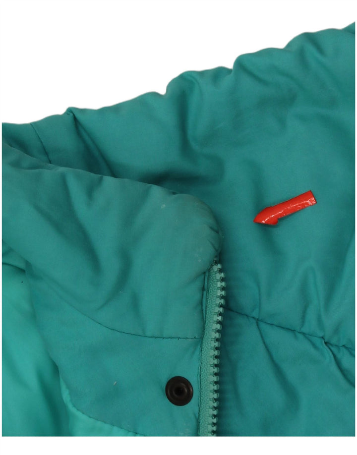 Sergio Tacchini Γυναικείο Loose Fit Crop Padded Jacket IT 42 Medium Turquoise