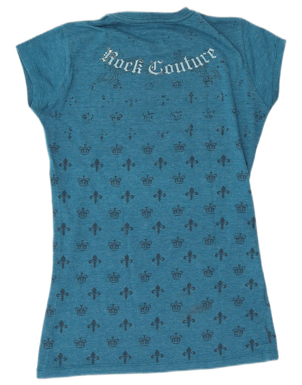 Hard Rock Cafe Γυναικείο T-Shirt γραφικό Sharm El Sheikh Top UK 12 Medium Blue